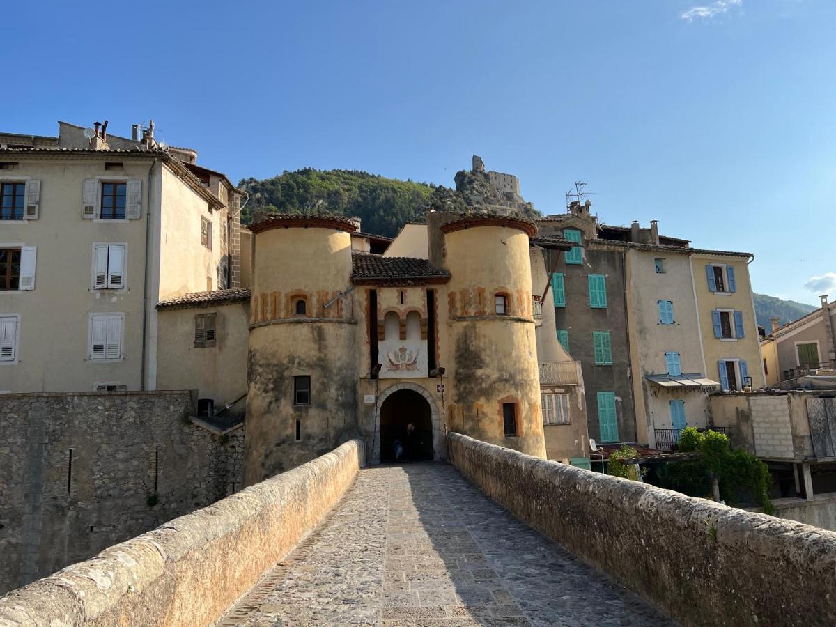 Ferienwohnung L'Orbitelle Entrevaux Exterior foto